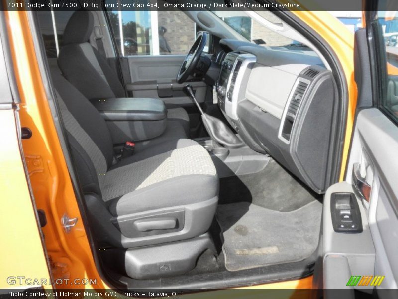 Omaha Orange / Dark Slate/Medium Graystone 2011 Dodge Ram 2500 HD Big Horn Crew Cab 4x4