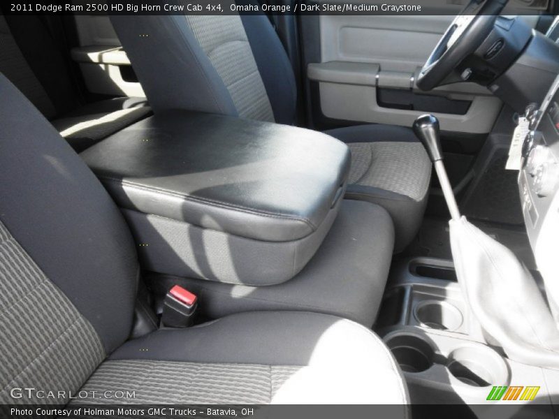 Omaha Orange / Dark Slate/Medium Graystone 2011 Dodge Ram 2500 HD Big Horn Crew Cab 4x4