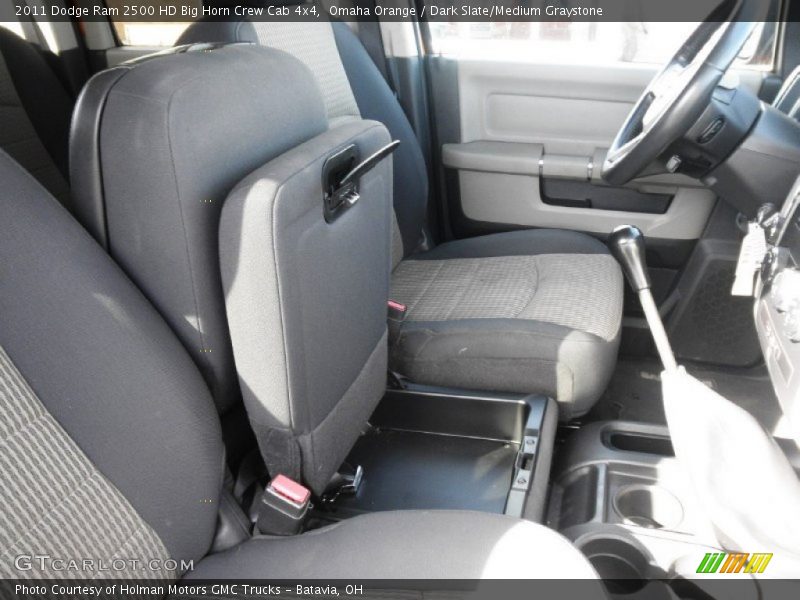 Omaha Orange / Dark Slate/Medium Graystone 2011 Dodge Ram 2500 HD Big Horn Crew Cab 4x4