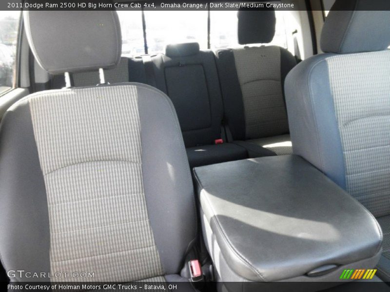 Omaha Orange / Dark Slate/Medium Graystone 2011 Dodge Ram 2500 HD Big Horn Crew Cab 4x4
