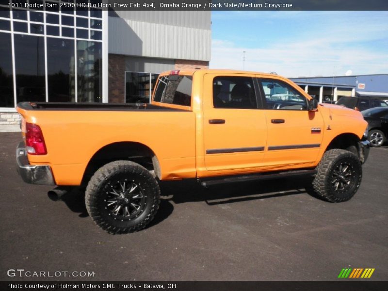 Omaha Orange / Dark Slate/Medium Graystone 2011 Dodge Ram 2500 HD Big Horn Crew Cab 4x4