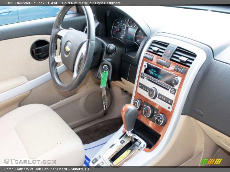 Gold Mist Metallic / Light Cashmere 2009 Chevrolet Equinox LT AWD