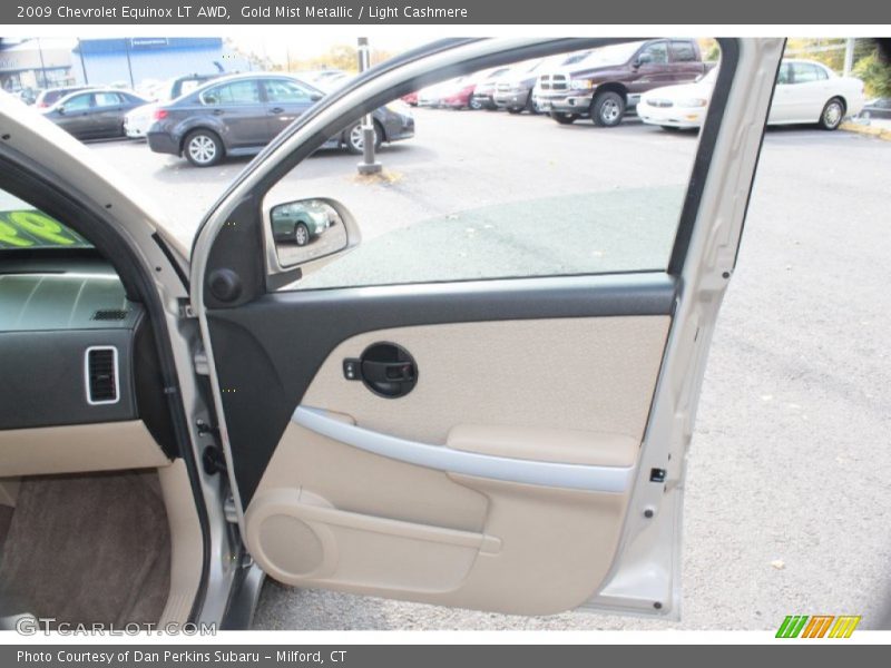 Gold Mist Metallic / Light Cashmere 2009 Chevrolet Equinox LT AWD