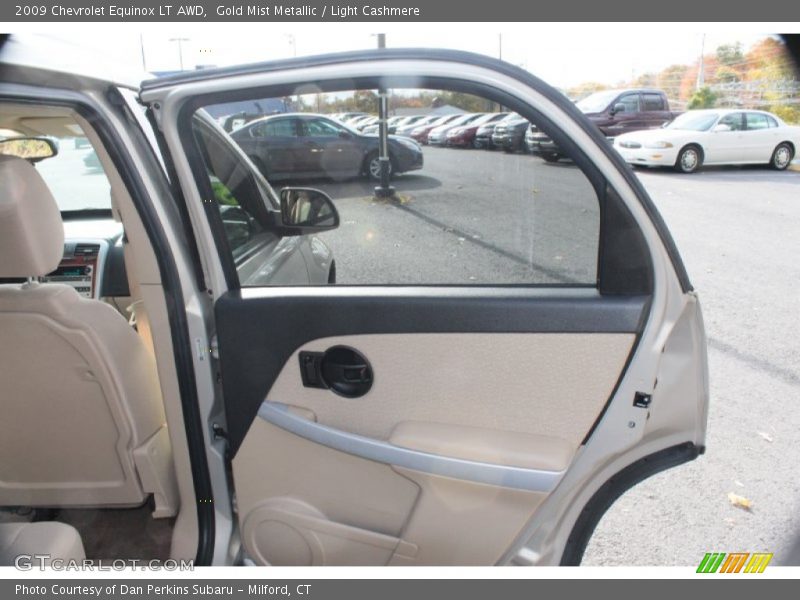 Gold Mist Metallic / Light Cashmere 2009 Chevrolet Equinox LT AWD