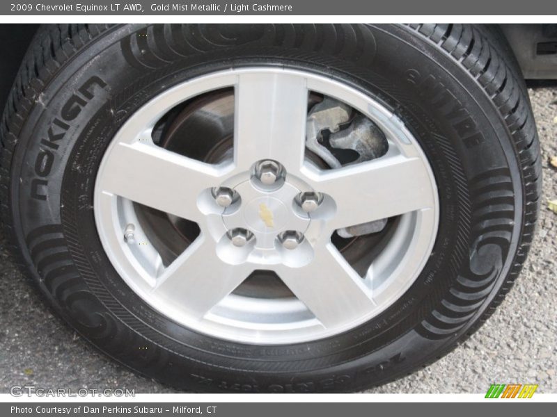 Gold Mist Metallic / Light Cashmere 2009 Chevrolet Equinox LT AWD