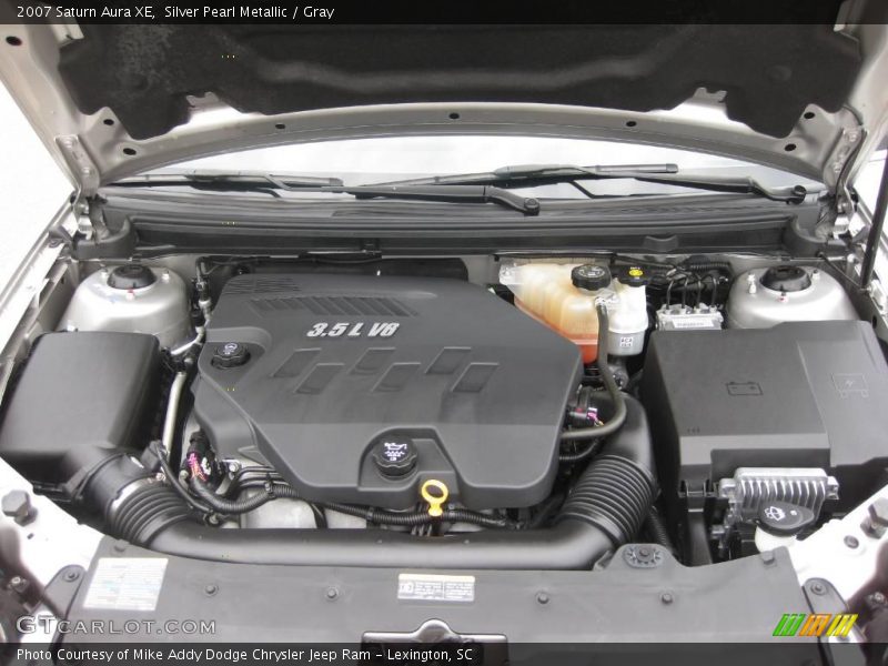 Silver Pearl Metallic / Gray 2007 Saturn Aura XE