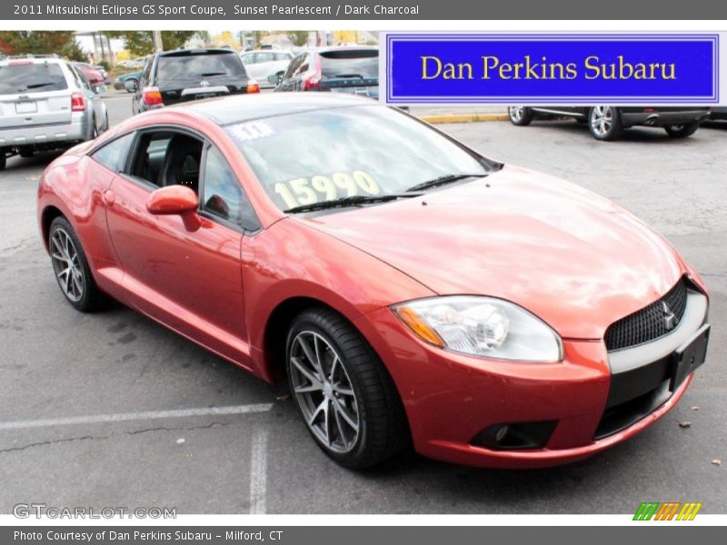 Sunset Pearlescent / Dark Charcoal 2011 Mitsubishi Eclipse GS Sport Coupe