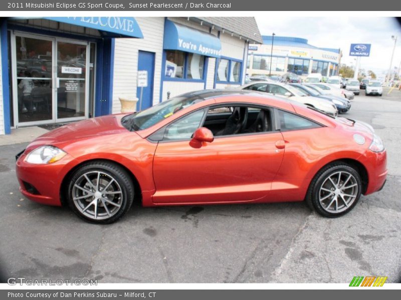 Sunset Pearlescent / Dark Charcoal 2011 Mitsubishi Eclipse GS Sport Coupe