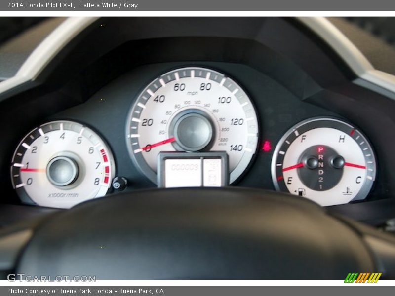 Taffeta White / Gray 2014 Honda Pilot EX-L