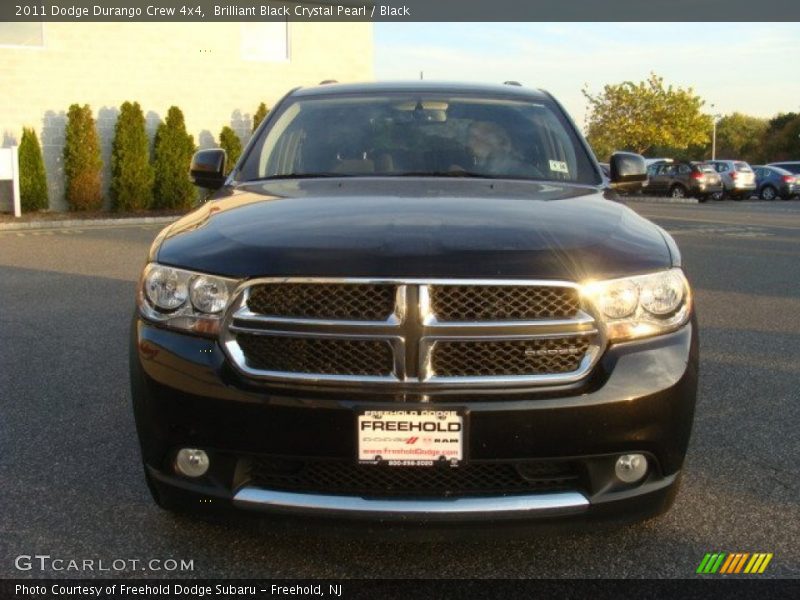 Brilliant Black Crystal Pearl / Black 2011 Dodge Durango Crew 4x4