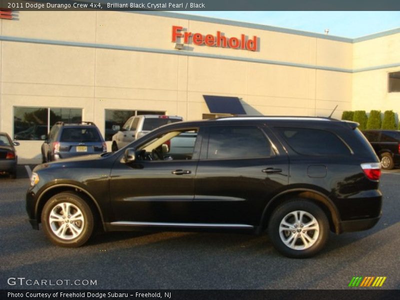 Brilliant Black Crystal Pearl / Black 2011 Dodge Durango Crew 4x4
