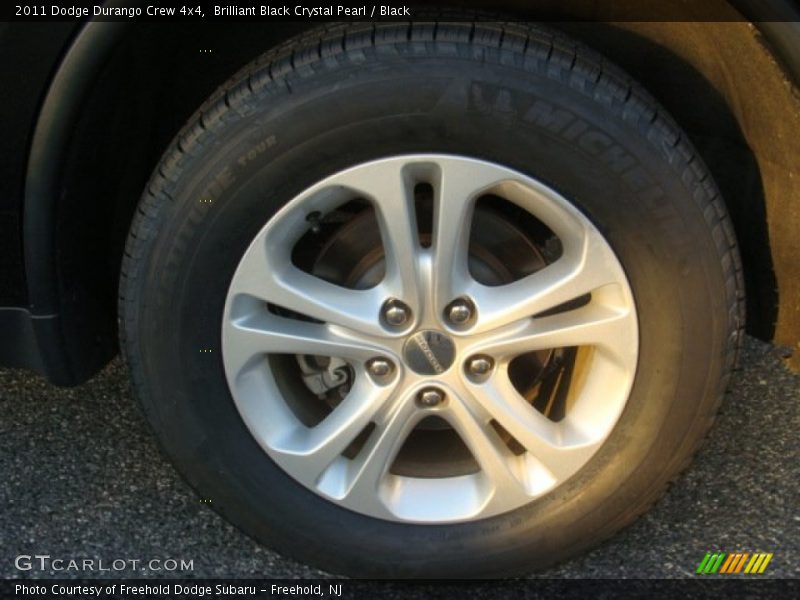 Brilliant Black Crystal Pearl / Black 2011 Dodge Durango Crew 4x4