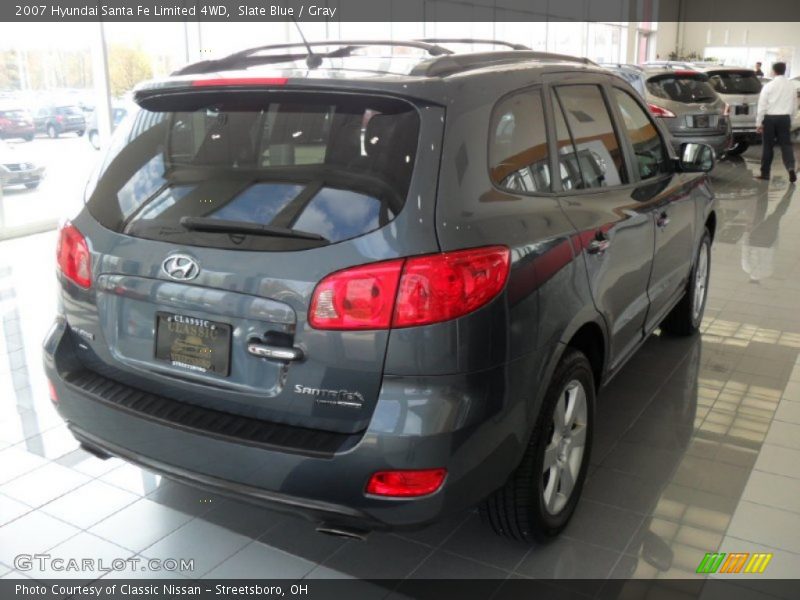 Slate Blue / Gray 2007 Hyundai Santa Fe Limited 4WD