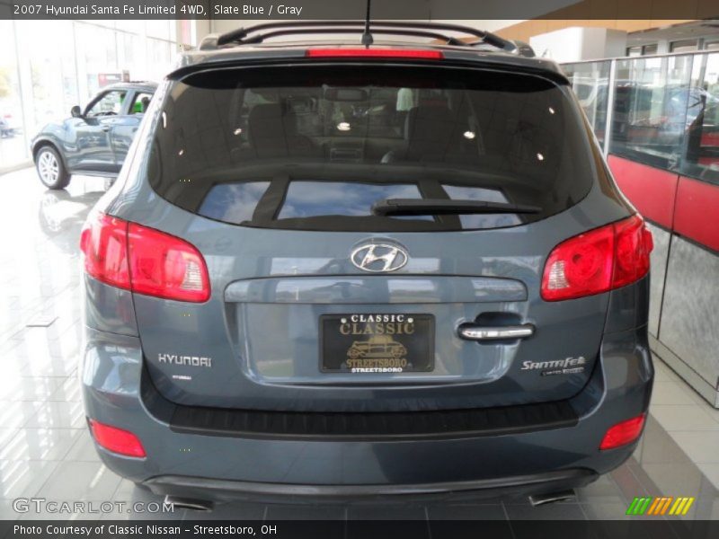Slate Blue / Gray 2007 Hyundai Santa Fe Limited 4WD