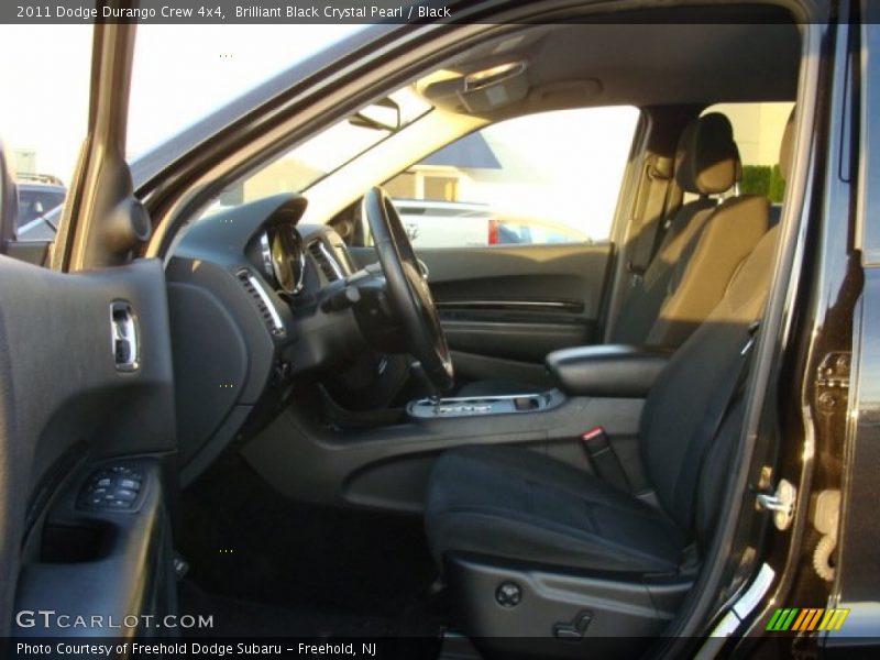 Brilliant Black Crystal Pearl / Black 2011 Dodge Durango Crew 4x4