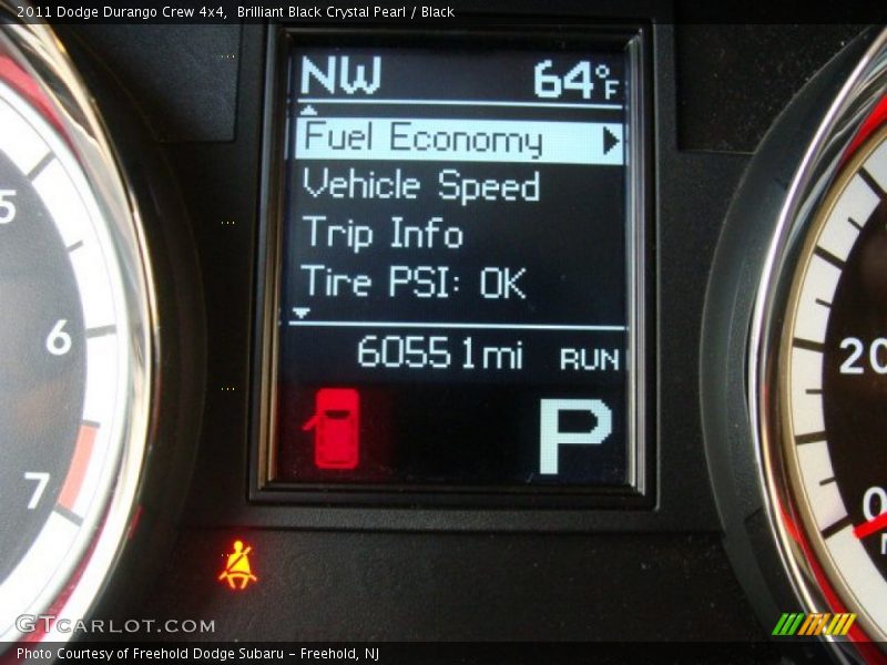 Brilliant Black Crystal Pearl / Black 2011 Dodge Durango Crew 4x4