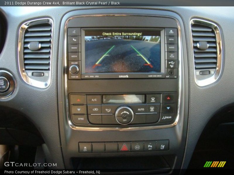 Brilliant Black Crystal Pearl / Black 2011 Dodge Durango Crew 4x4
