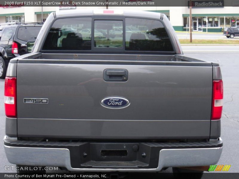 Dark Shadow Grey Metallic / Medium/Dark Flint 2008 Ford F150 XLT SuperCrew 4x4