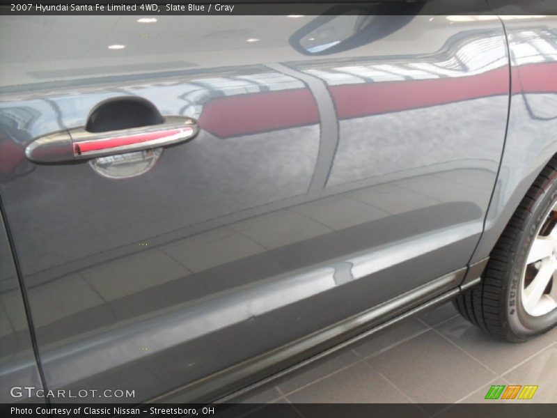 Slate Blue / Gray 2007 Hyundai Santa Fe Limited 4WD