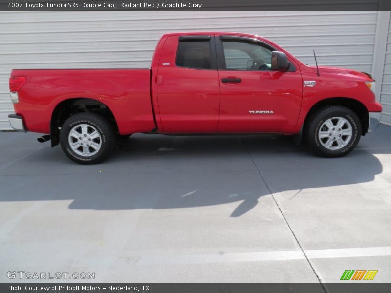 Radiant Red / Graphite Gray 2007 Toyota Tundra SR5 Double Cab