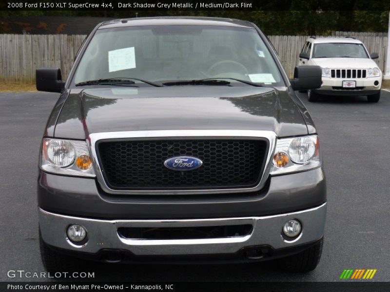 Dark Shadow Grey Metallic / Medium/Dark Flint 2008 Ford F150 XLT SuperCrew 4x4