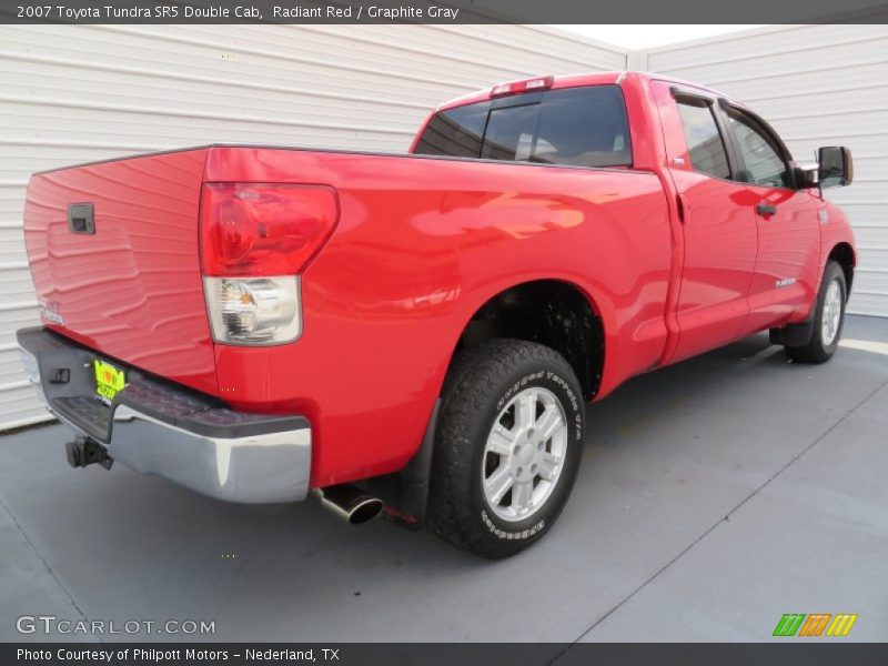 Radiant Red / Graphite Gray 2007 Toyota Tundra SR5 Double Cab