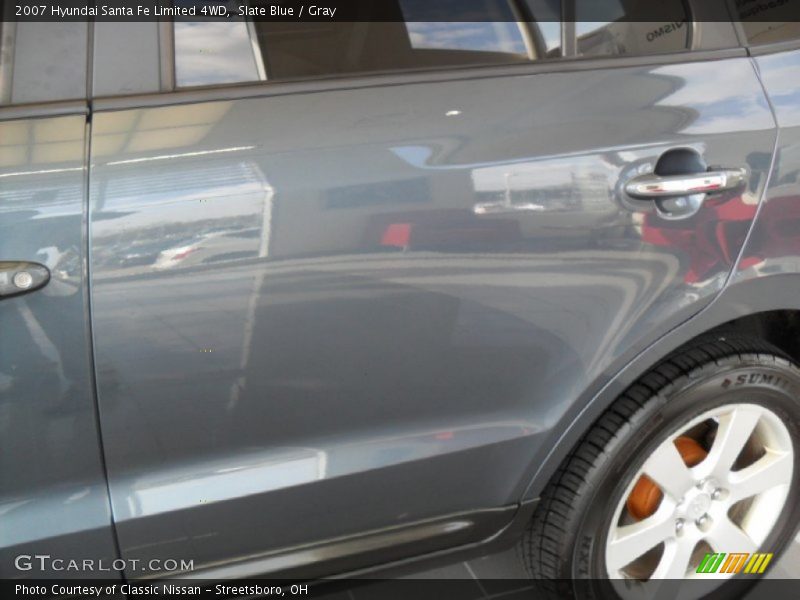 Slate Blue / Gray 2007 Hyundai Santa Fe Limited 4WD