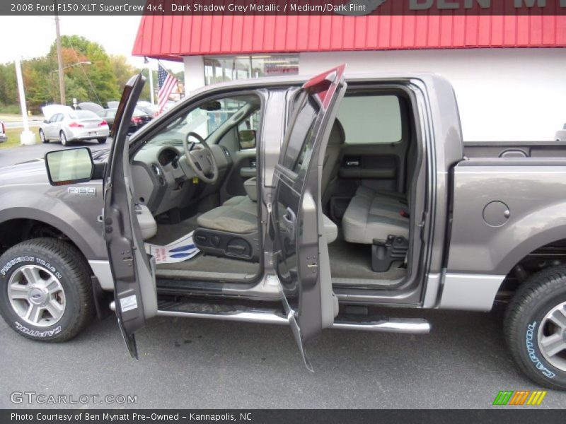 Dark Shadow Grey Metallic / Medium/Dark Flint 2008 Ford F150 XLT SuperCrew 4x4