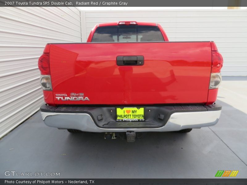 Radiant Red / Graphite Gray 2007 Toyota Tundra SR5 Double Cab