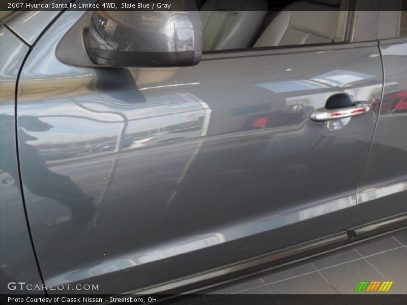 Slate Blue / Gray 2007 Hyundai Santa Fe Limited 4WD