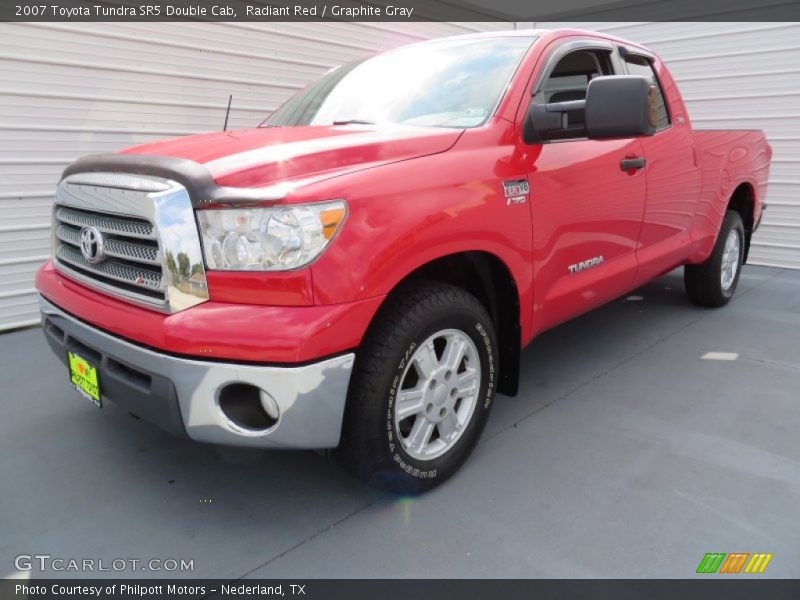 Radiant Red / Graphite Gray 2007 Toyota Tundra SR5 Double Cab
