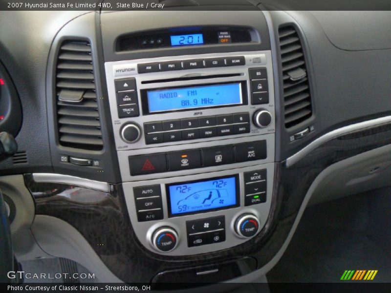 Slate Blue / Gray 2007 Hyundai Santa Fe Limited 4WD