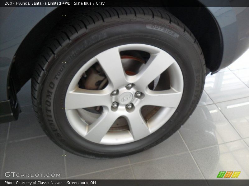 Slate Blue / Gray 2007 Hyundai Santa Fe Limited 4WD