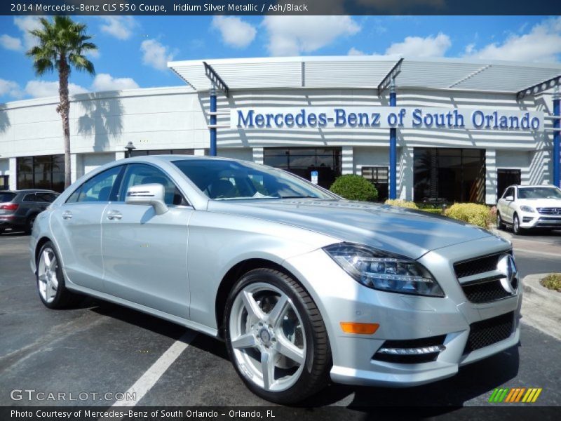 Iridium Silver Metallic / Ash/Black 2014 Mercedes-Benz CLS 550 Coupe