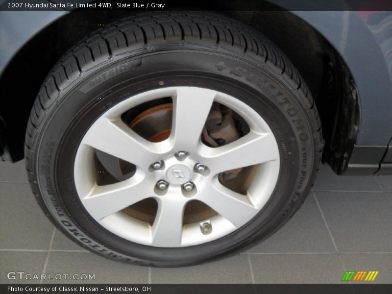 Slate Blue / Gray 2007 Hyundai Santa Fe Limited 4WD