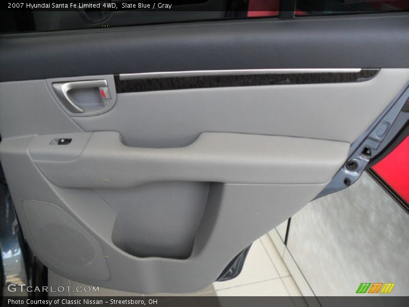 Slate Blue / Gray 2007 Hyundai Santa Fe Limited 4WD