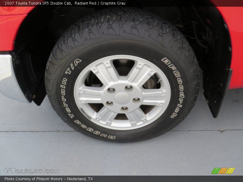 Radiant Red / Graphite Gray 2007 Toyota Tundra SR5 Double Cab