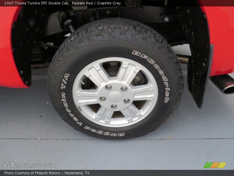 Radiant Red / Graphite Gray 2007 Toyota Tundra SR5 Double Cab