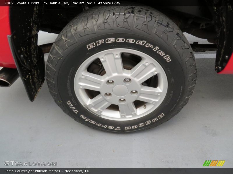 Radiant Red / Graphite Gray 2007 Toyota Tundra SR5 Double Cab