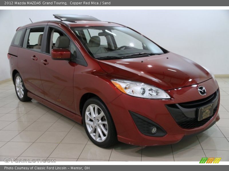 Copper Red Mica / Sand 2012 Mazda MAZDA5 Grand Touring