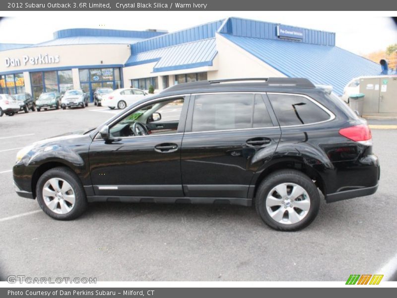 Crystal Black Silica / Warm Ivory 2012 Subaru Outback 3.6R Limited