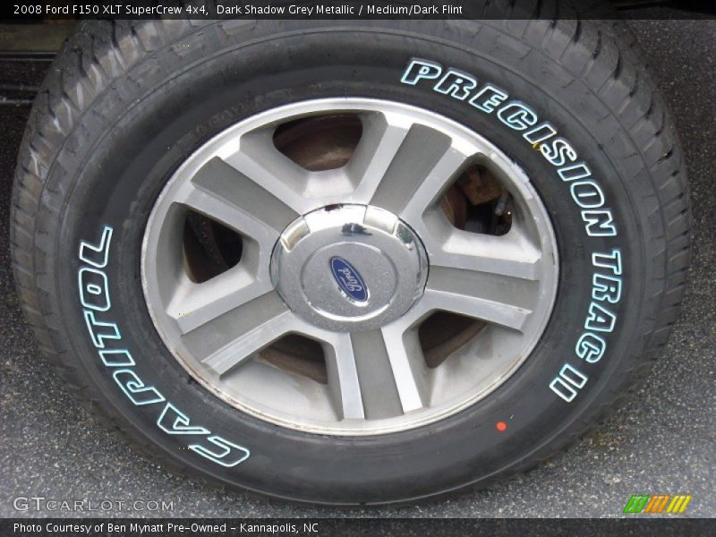 Dark Shadow Grey Metallic / Medium/Dark Flint 2008 Ford F150 XLT SuperCrew 4x4
