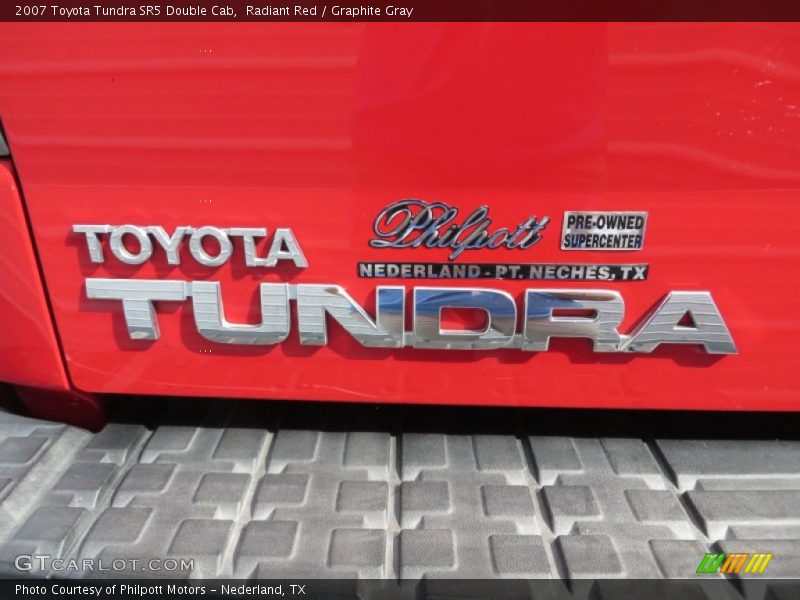Radiant Red / Graphite Gray 2007 Toyota Tundra SR5 Double Cab