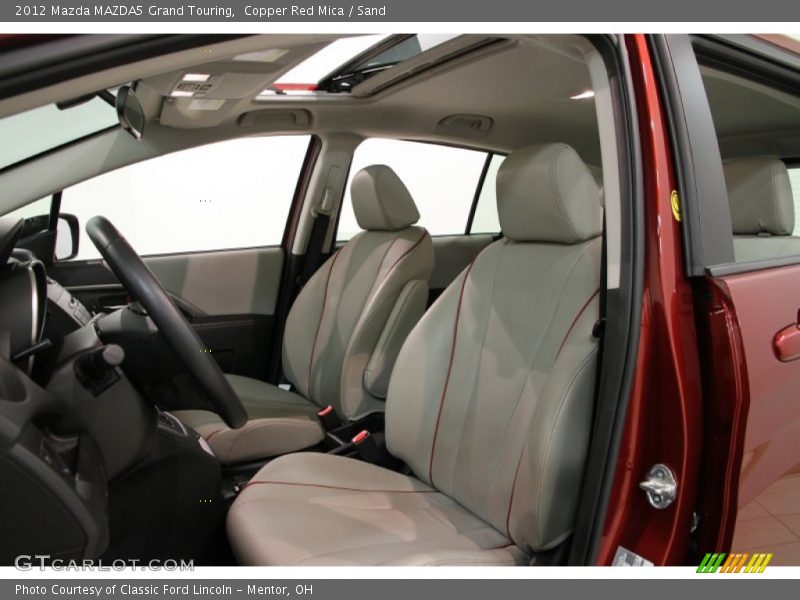 Copper Red Mica / Sand 2012 Mazda MAZDA5 Grand Touring