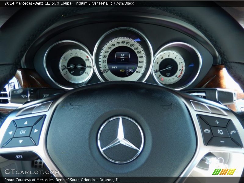 Iridium Silver Metallic / Ash/Black 2014 Mercedes-Benz CLS 550 Coupe