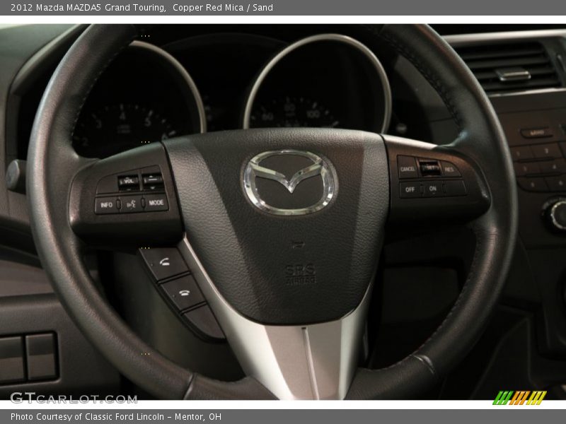Copper Red Mica / Sand 2012 Mazda MAZDA5 Grand Touring