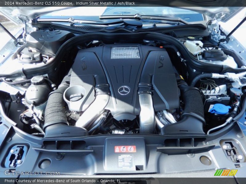 Iridium Silver Metallic / Ash/Black 2014 Mercedes-Benz CLS 550 Coupe
