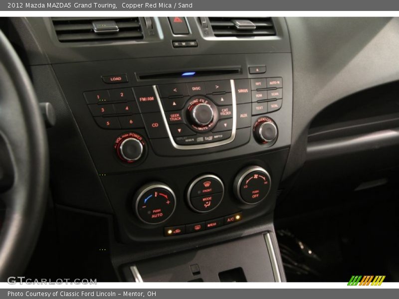 Copper Red Mica / Sand 2012 Mazda MAZDA5 Grand Touring