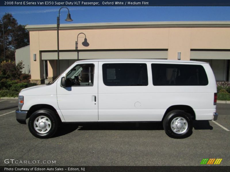 Oxford White / Medium Flint 2008 Ford E Series Van E350 Super Duty XLT Passenger