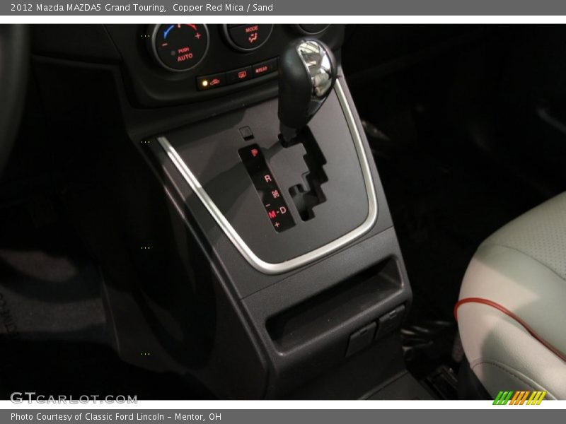 Copper Red Mica / Sand 2012 Mazda MAZDA5 Grand Touring